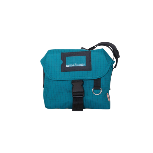 Acne Studios Midi Messenger Bag Turquoise Blue