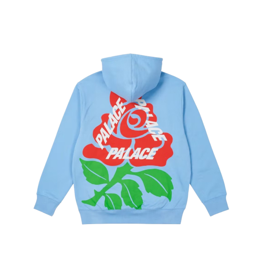 Palace English Rose Hood Light Blue - 22SS