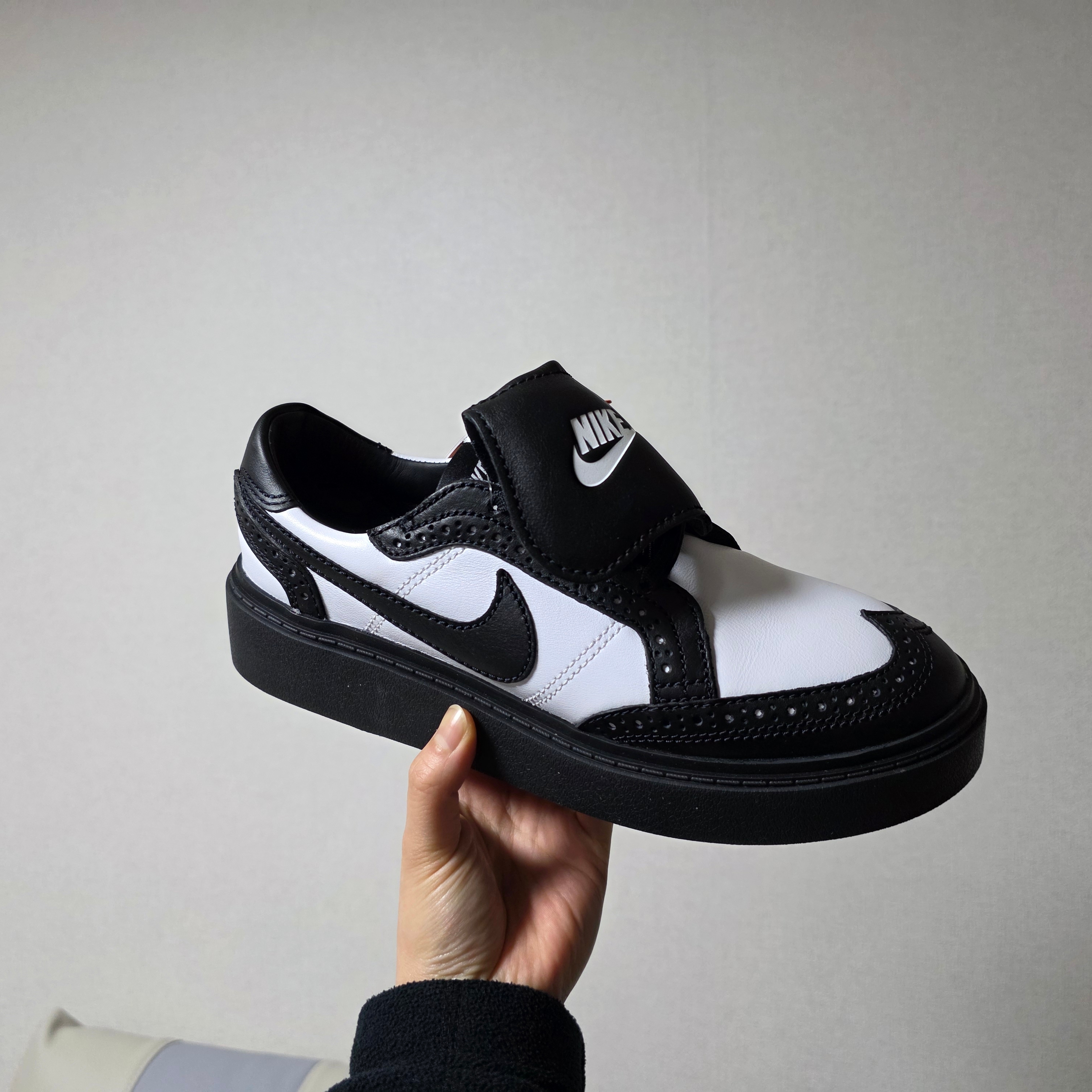 Nike x Peaceminusone Kwondo1 Black and White 착용 스타일