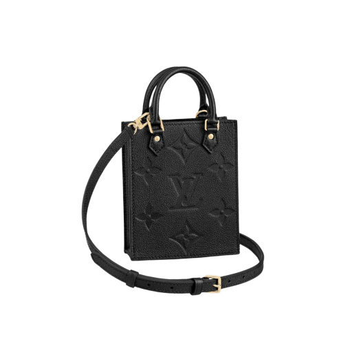 Louis Vuitton Petit Sac Plat Monogram Empreinte Black