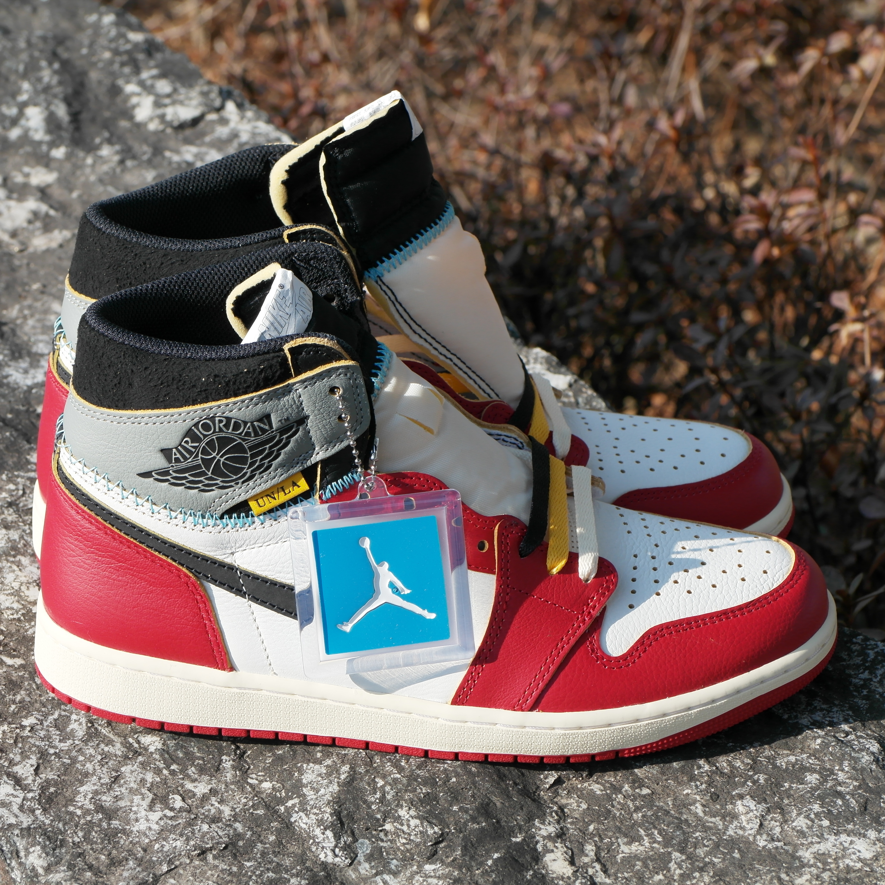 Jordan 1 x Union Retro High OG Chicago Shadow 착용 스타일 - 4