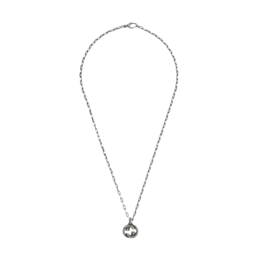 Gucci Interlocking G Necklace Sterling Silver
