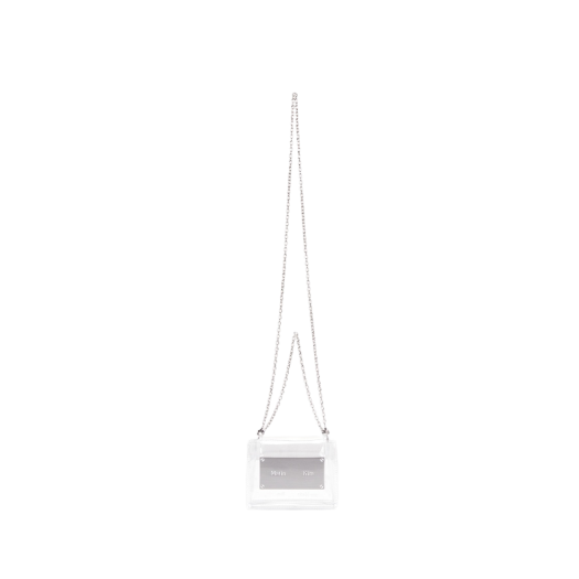 Matin Kim Accordion Jelly Mini Bag Clear