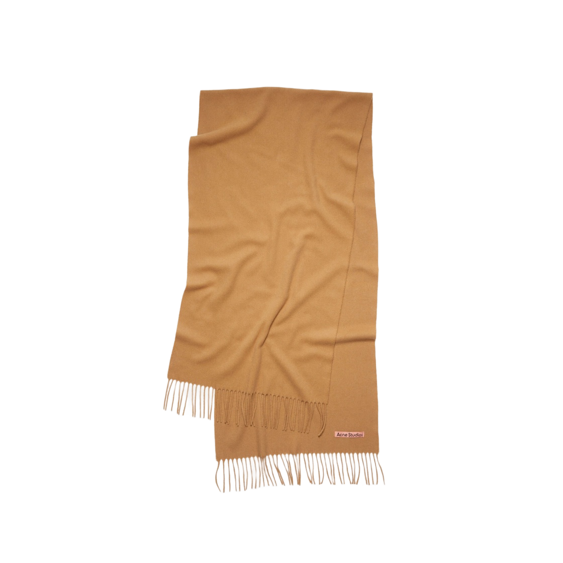 ☆韓国の人気☆【Acne Studios】☆CASHMERE SCARF DARK CAME.L☆ 아크네 스튜디오 캐나다 캐시미어 스카프 다크 카멜 | Acne