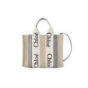 Chloe Woody Small Tote Bag Divine Grey