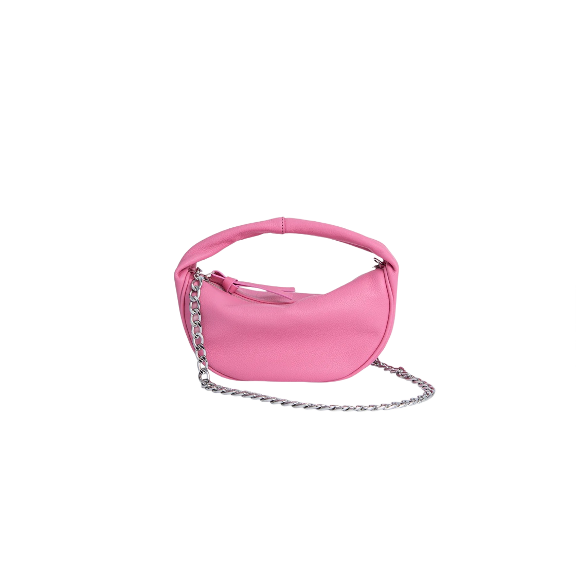 바이파 스몰 그레인 카프 레더 베이비 쿠시 파스텔 핑크(By Far Small Grain Calf Leather Baby Cush Pastel Pink)