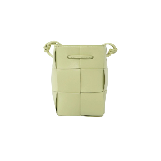 Bottega Veneta Mini Cassette Bucket Bag Lemon Washed