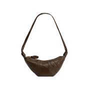 Lemaire Small Croissant Bag Soft Nappa Leather Dark Tobacco