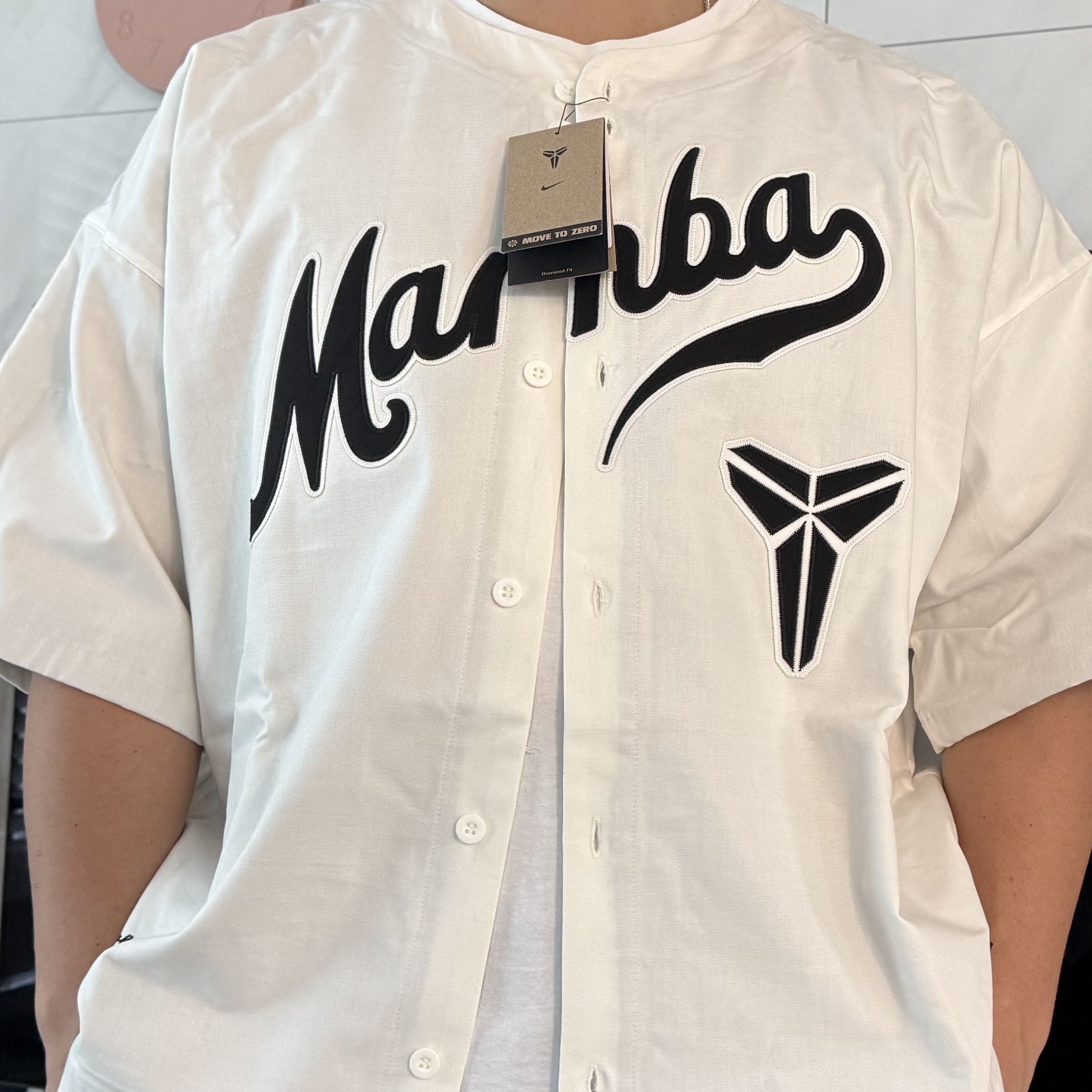 Nike Kobe Details Baseball Jersey Sail - Asia 착용 스타일 - 1