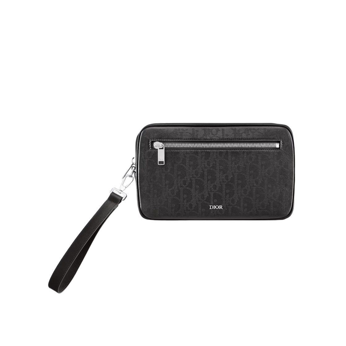 디올 토일레트리 백 블랙 디올 오블리크 갤럭시 레더(Dior Toiletry Bag Black Dior Oblique Galaxy Leather) - 1