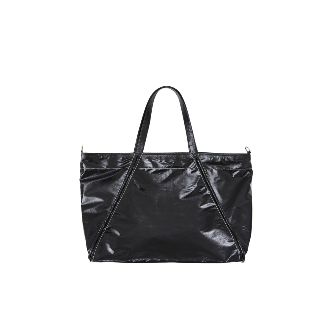 마뗑킴(MATIN KIM) BIG COATING TOTE BAG IN BLACK - 사이즈