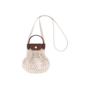 Longchamp Le Pliage Filet Crossbody Bag XS Ecru