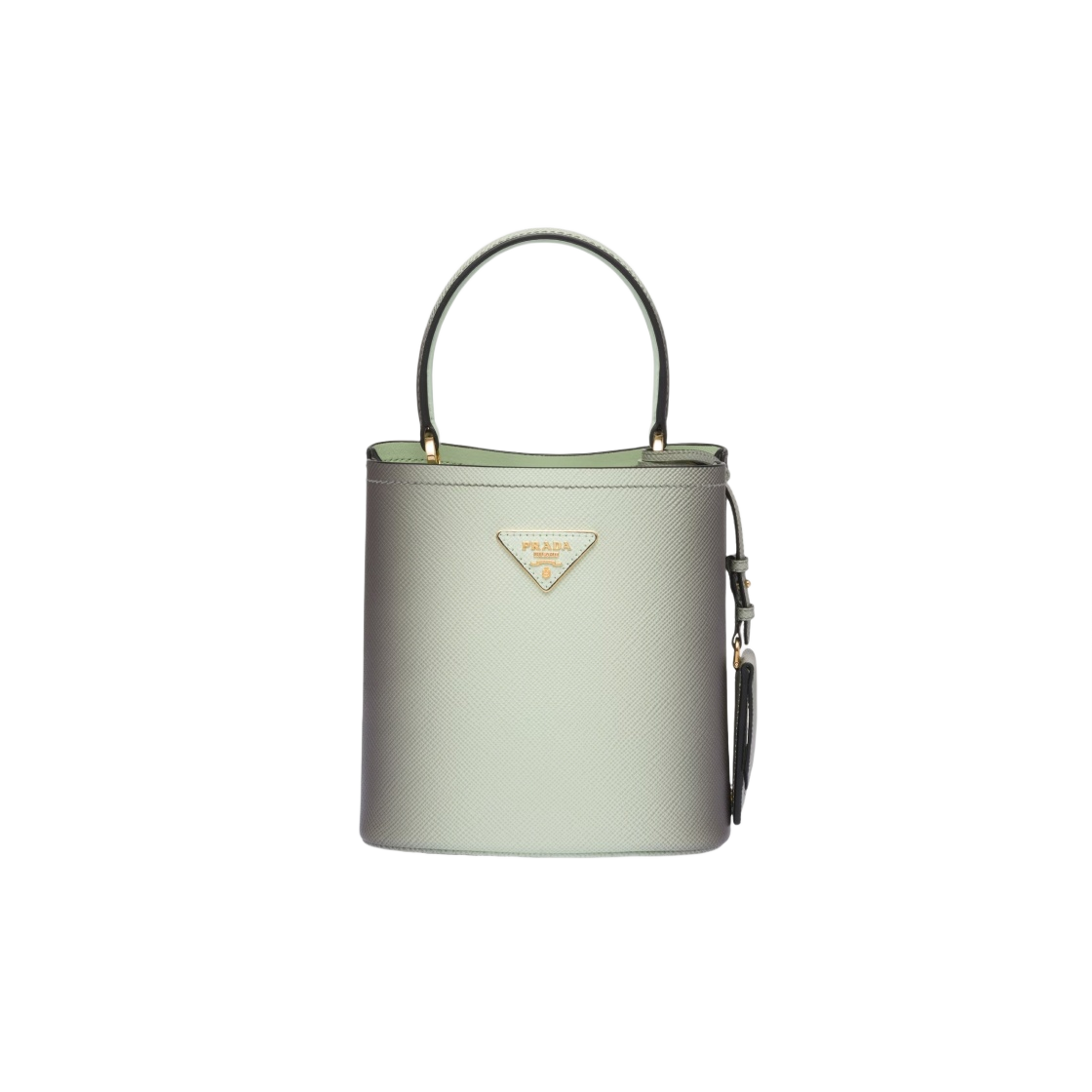 프라다 스몰 프라다 파니에 사피아노 레더 백 그라디언트 아쿠아(Prada Small Prada Panier Saffiano Leather Bag Gradient Aqua) - 1