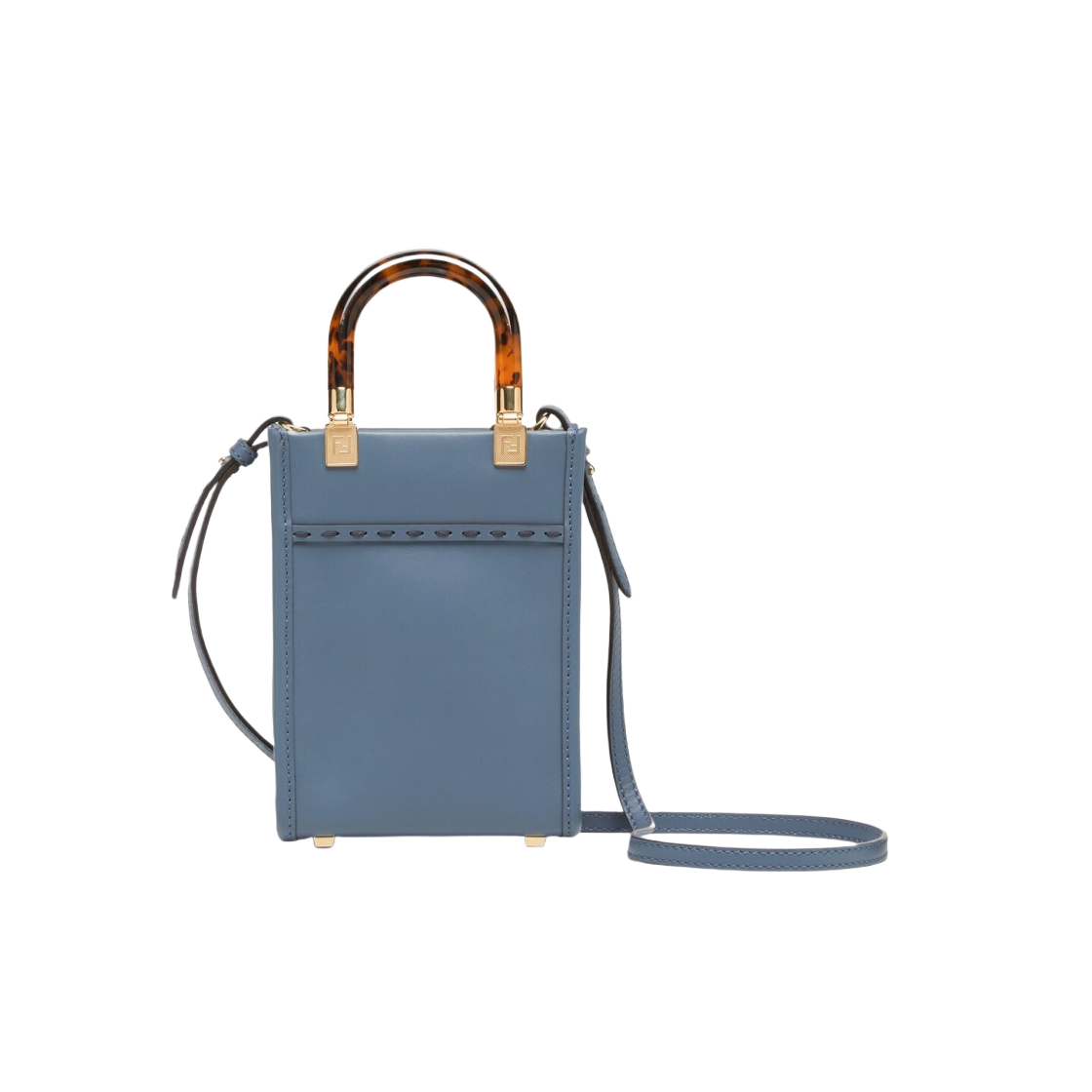 펜디 선샤인 미니 레더 엘라프 쇼퍼백 블루(Fendi Sunshine Mini Leather Elaphe Shopper Bag Blue) - 3