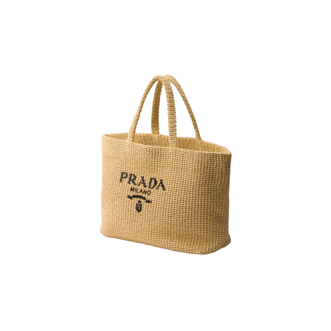 프라다 우븐 토트백 내츄럴(Prada Woven Tote Bag Natural) - 2