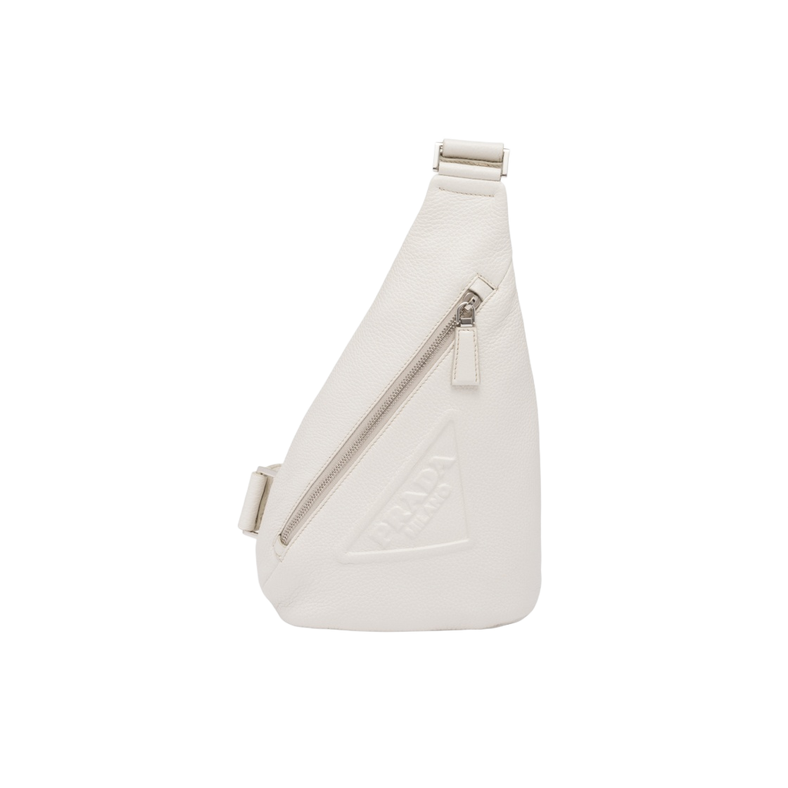 프라다 크로스 레더 백 초크 화이트(Prada Cross Leather Bag Chalk White) - 1