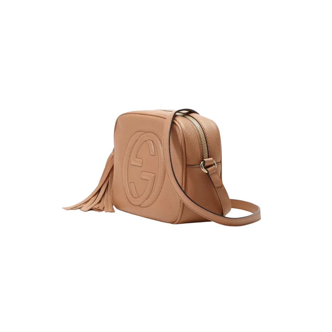 308364-A7M0G-2754 Gucci Soho Small Leather Disco Bag Rose Beige - #2