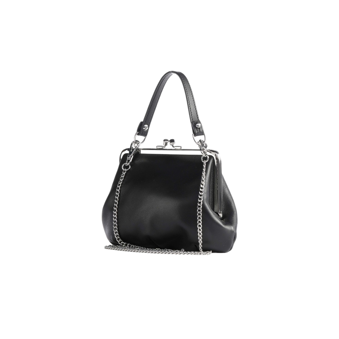 비비안 웨스트우드 그래니 프레임 퍼스 램레더 블랙(Vivienne Westwood Granny Frame Purse Lamb Leather Black) - 2