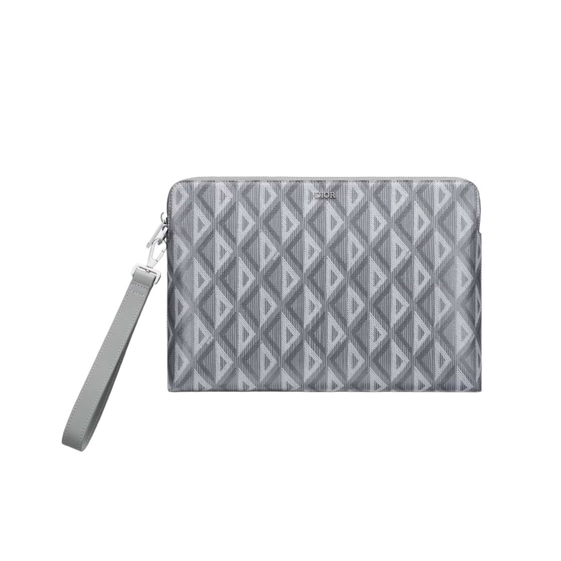 디올 파우치 디올 그레이 CD 다이아몬드 캔버스(Dior Pouch Dior Gray CD Diamond Canvas) - 1