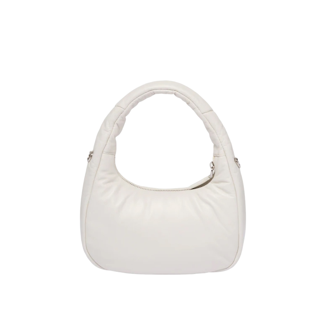 프라다 소프트 패딩 나파 레더 미니백 화이트(Prada Soft Padded Nappa Leather Mini Bag White) - 2
