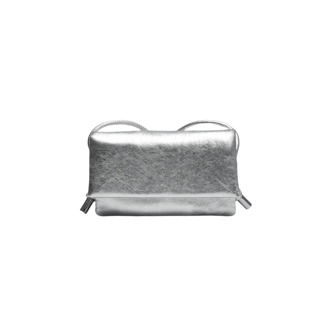 앤아더스토리즈 미니 레더 크로스바디백 실버(& Other Stories Mini Leather Crossbody Bag Silver)