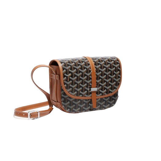 Goyard Belvedere PM Bag Black Tan