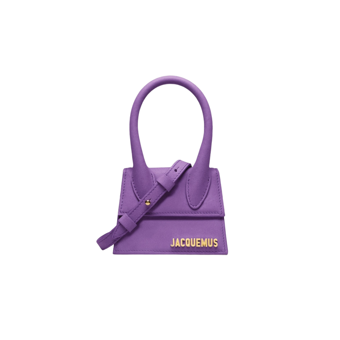 213BA001-3088-650 Jacquemus Le Chiquito Signature Mini Handbag Purple - 대표 이미지 #1