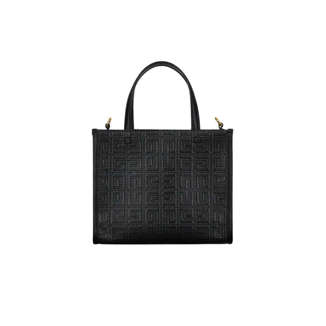 지방시 4G 코티드 캔버스 미니 G 토트 쇼핑백 블랙(Givenchy Mini G Tote Shopping Bag in 4G Coated Canvas Black) - 3