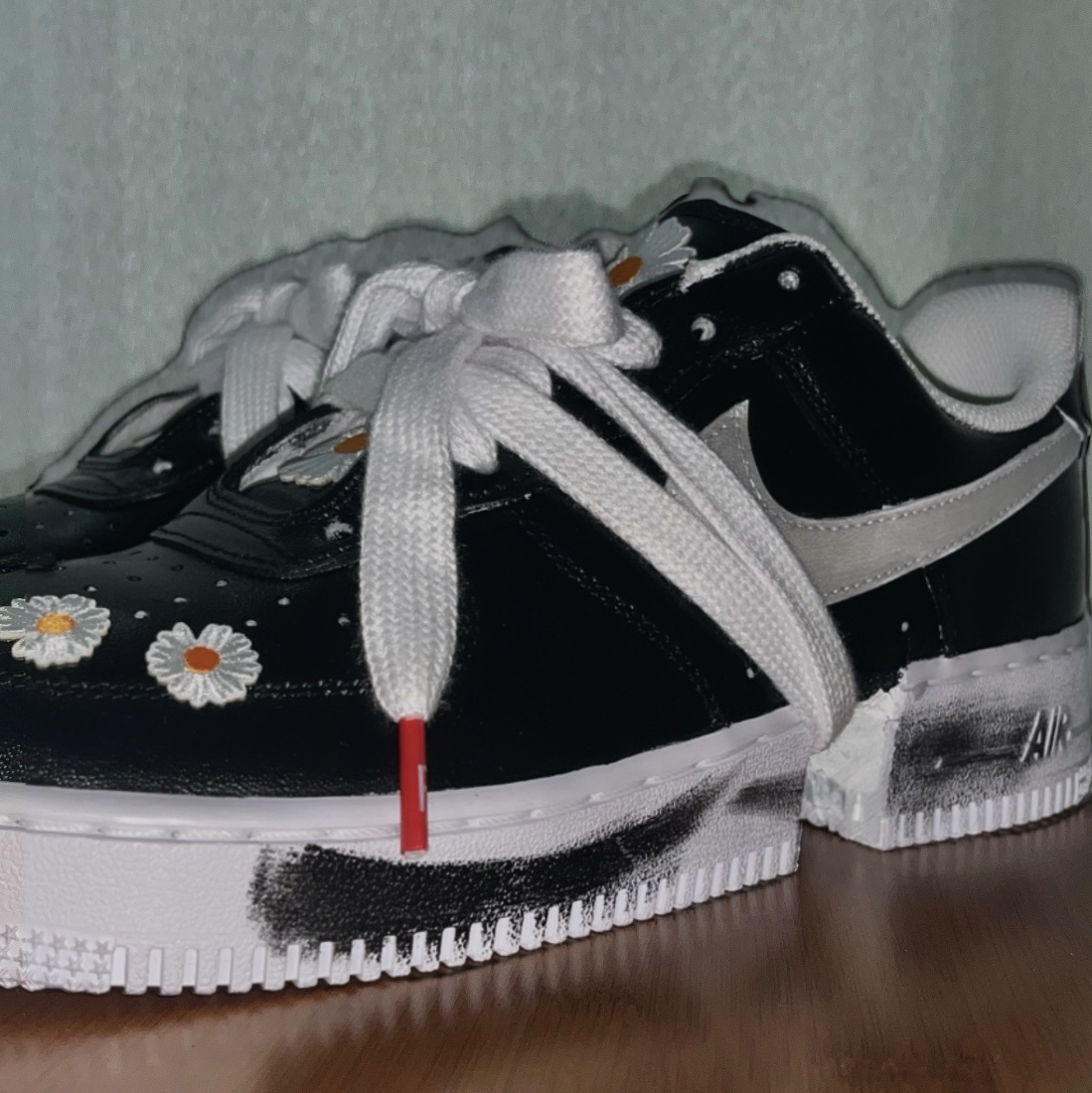 Nike x Peaceminusone Air Force 1 Low Para-Noise 3.0 Black and Multicolor, Nike x Peaceminusone Air Force 1 Low Para-Noise 착용 스타일 - 1