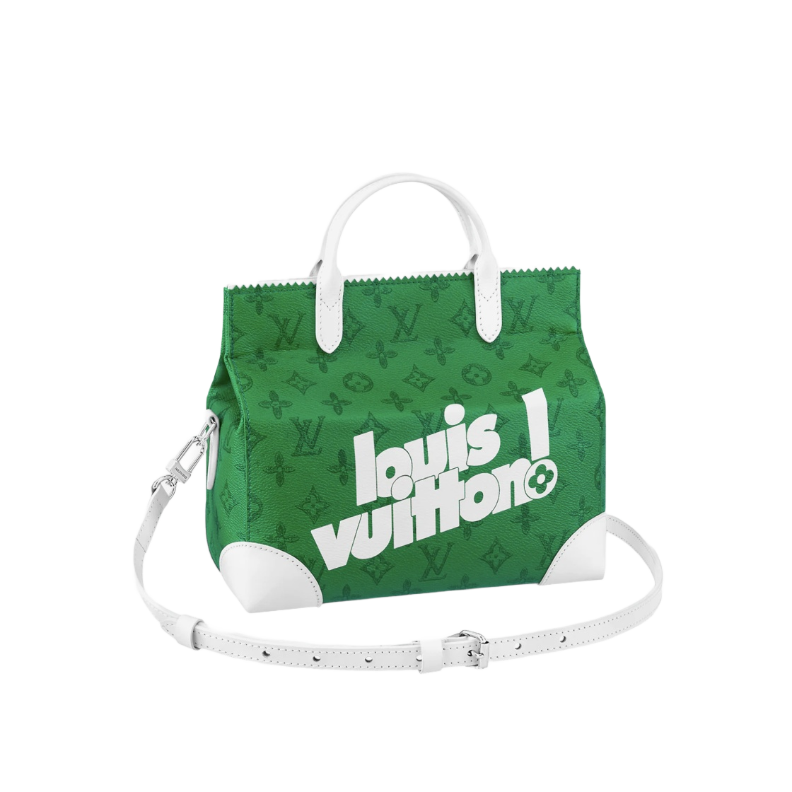 M80815 Louis Vuitton Litter Bag Green Vintage Monogram - 대표 이미지 #1