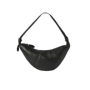 Lemaire Large Croissant Bag Soft Nappa Leather Black