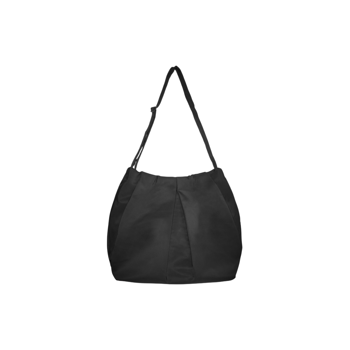 1059611001 COS Oversized Draped Crossbody Bag Black