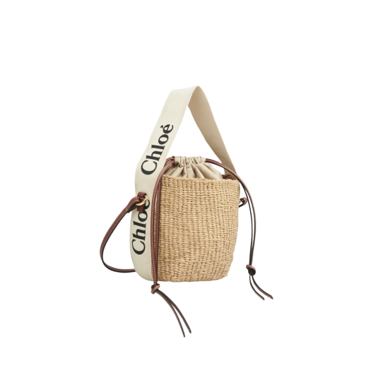 Chloe Small Woody Basket White