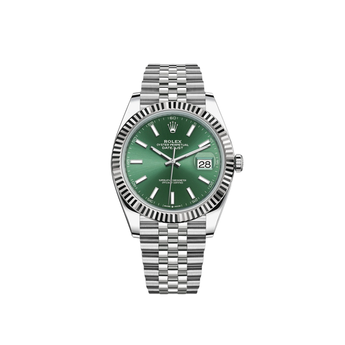 126334 Rolex Datejust 41mm 126334 Mint Green Jubilee - 대표 이미지 #1