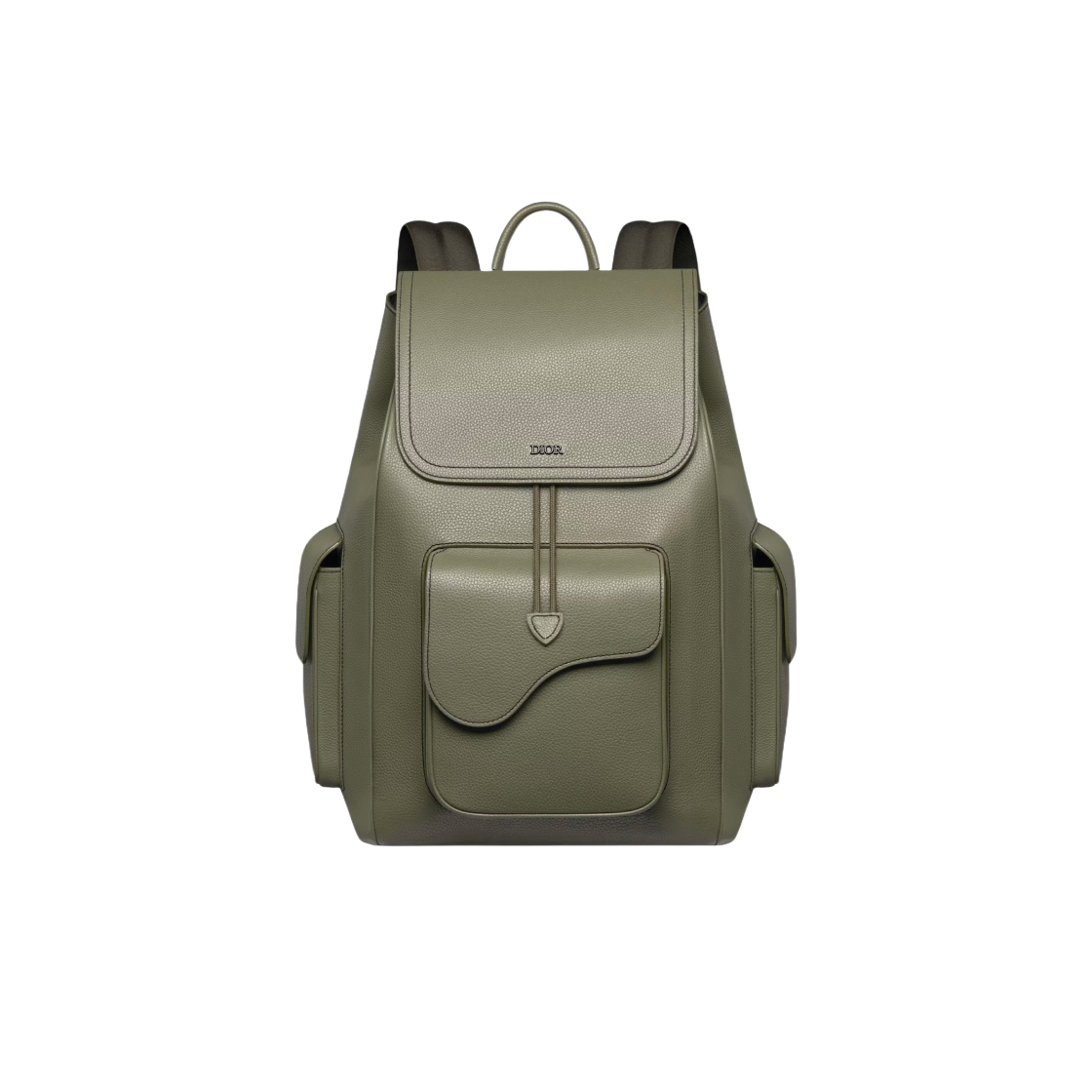디올 새들 백팩 올리브 그레인드 카프스킨(Dior Saddle Backpack Olive Grained Calfskin) - 1