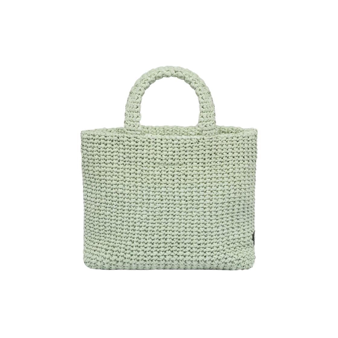 프라다 스몰 크로쉐 토트백 아쿠아(Prada Small Crochet Tote Bag Aqua) - 2