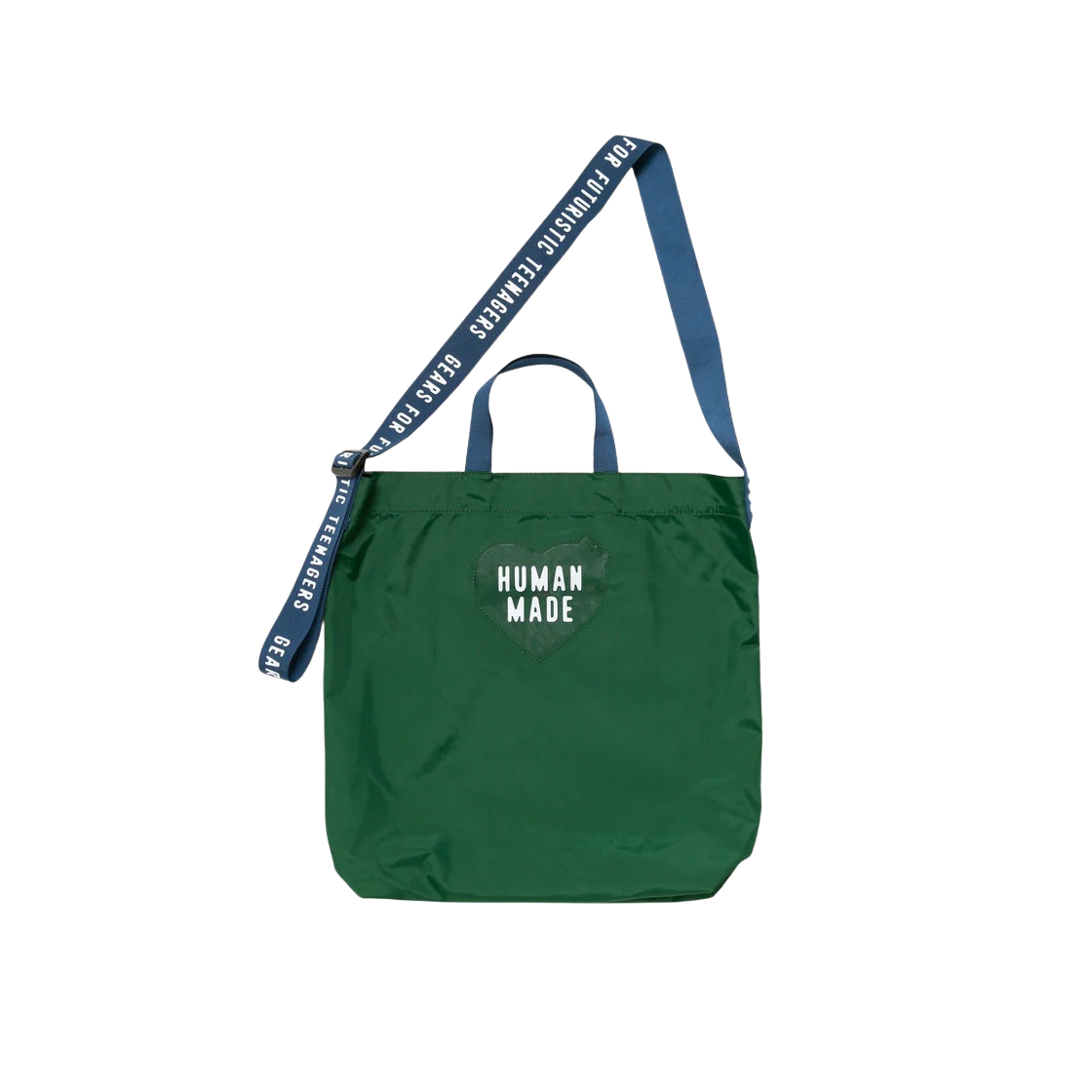 휴먼 메이드 나일론 하트 투웨이 토트백 그린(Human Made Nylon Heart 2-Way Tote Bag Green) - 2
