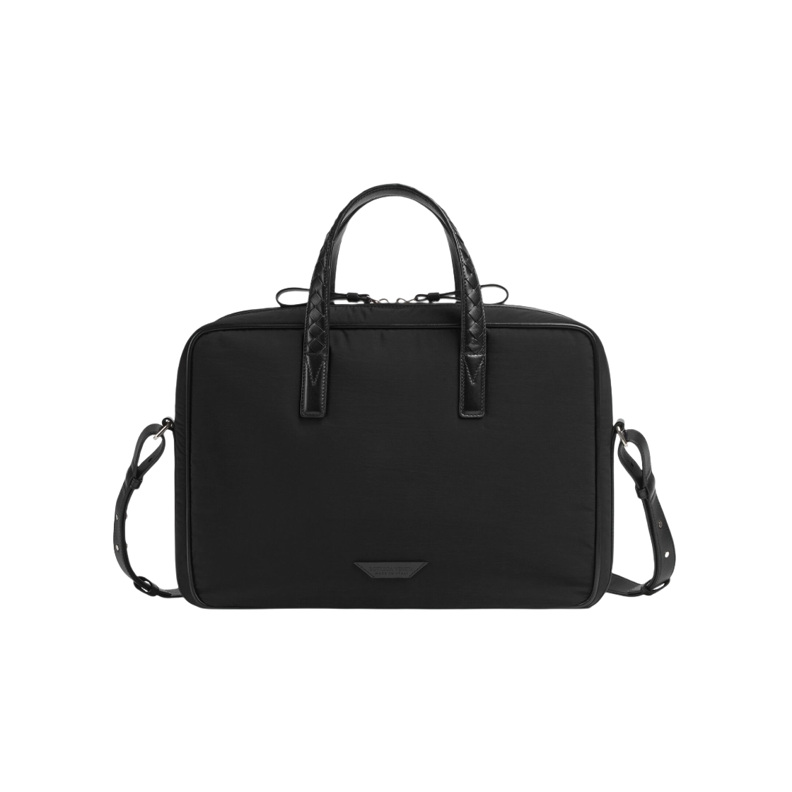 795736VCQGF8803 Bottega Veneta Crossroad Briefcase Black - 대표 이미지 #1