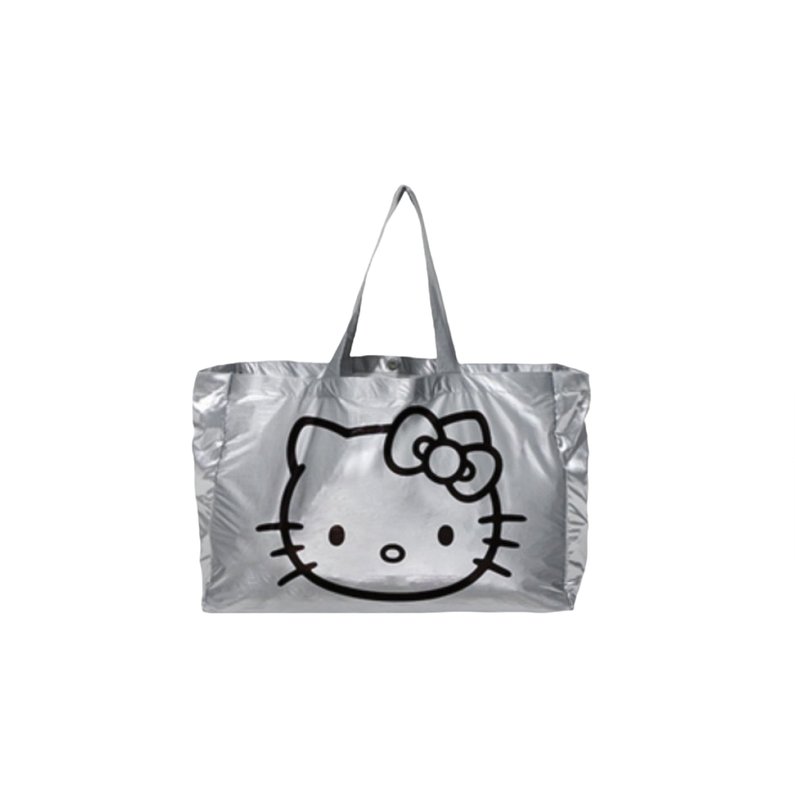 오픈 Yy x 헬로 키티 쇼퍼 토트백 실버(Open Yy x Hello Kitty Shopper Tote Bag Silver)