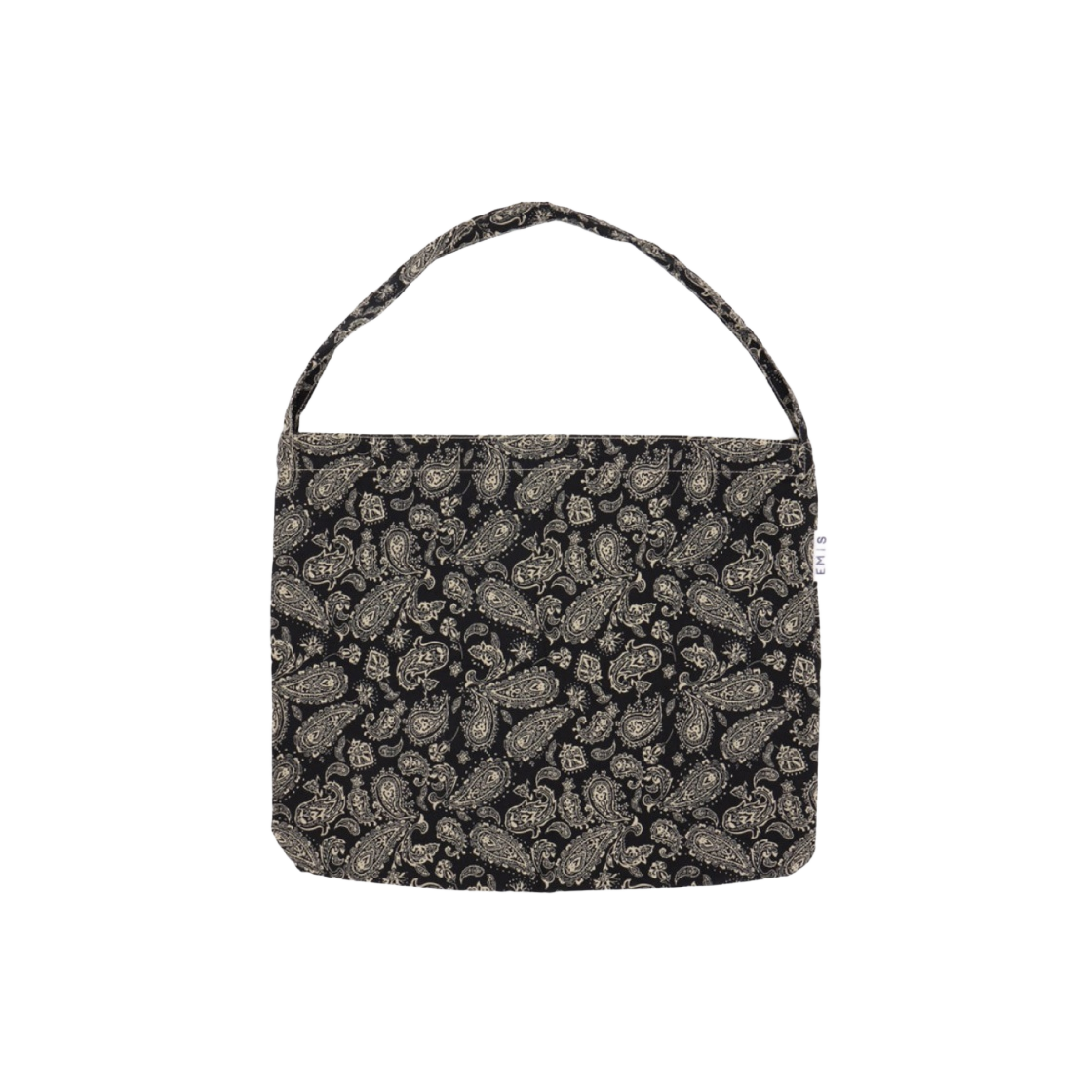 人気 ★EMIS★ LEOPARD CORDUROY ECO BAG CREAM 22Y LEOPARD CORDUROY ECO BAG-BLACK - EMIS