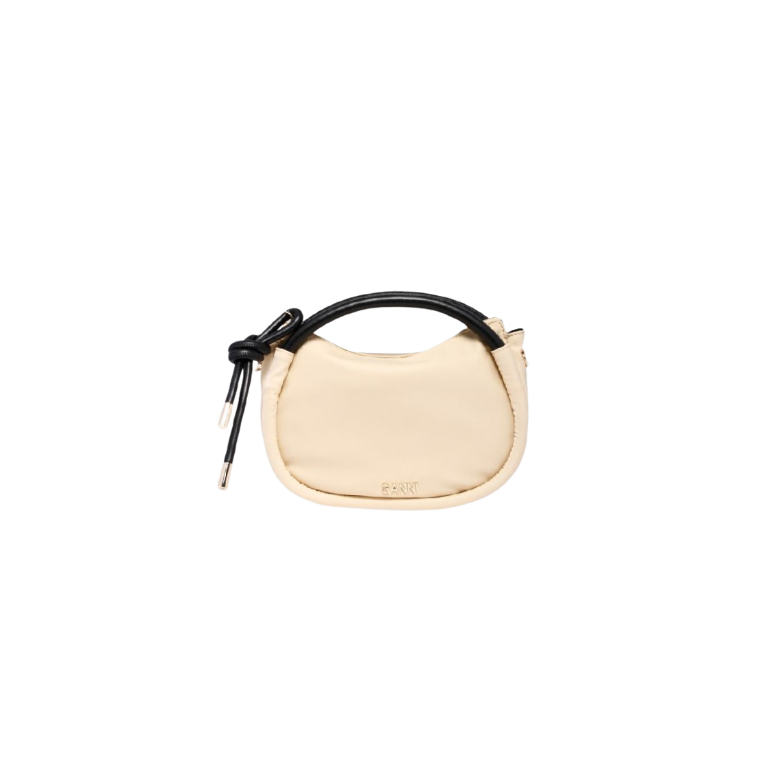 A4480-531 Ganni Knot Mini Bag Pale Khaki - 대표 이미지 #1