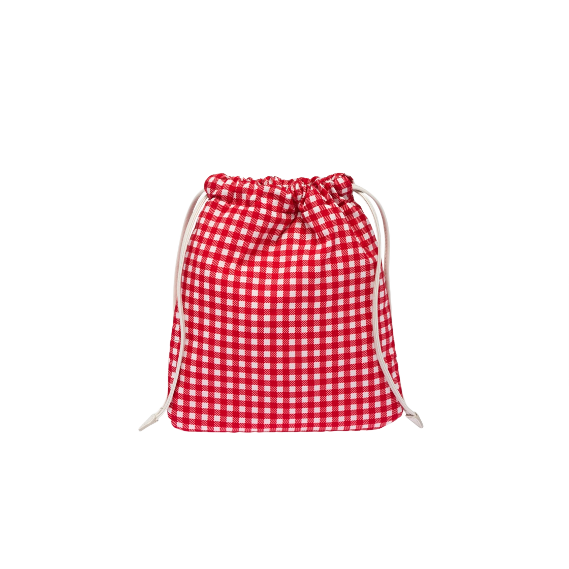 미우 미우 프린트 파유 파우치 레드 화이트(Miu Miu Printed Faille Pouch Red White) - 2