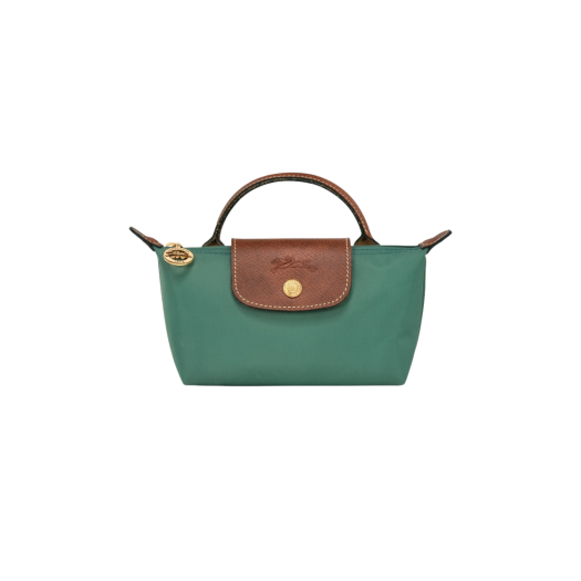 Longchamp Le Pliage Original Handle Pouch Sage