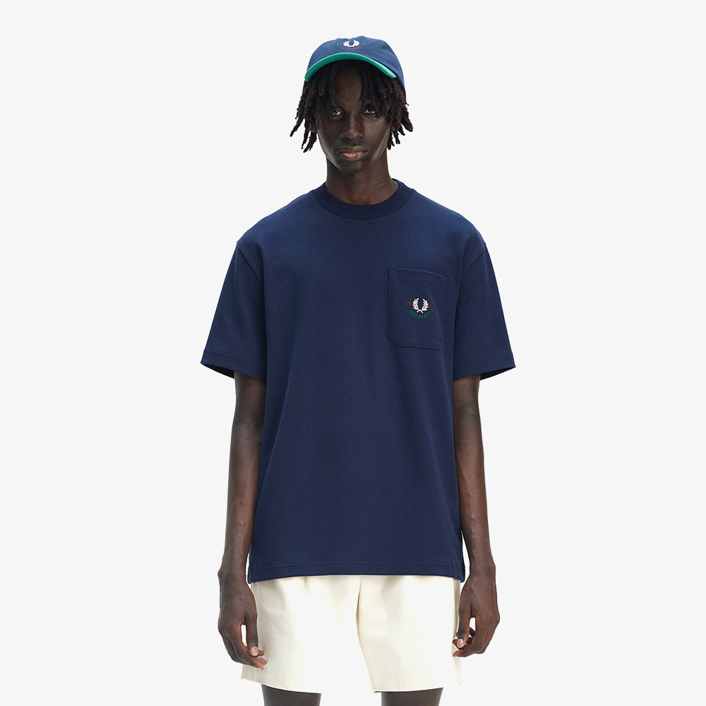 프레드페리 클럽하우스 릴렉스드 1952 티셔츠 테니스 블루(Fred Perry Clubhouse Relaxed 1952 T-Shirt Tennis Blue) - 2