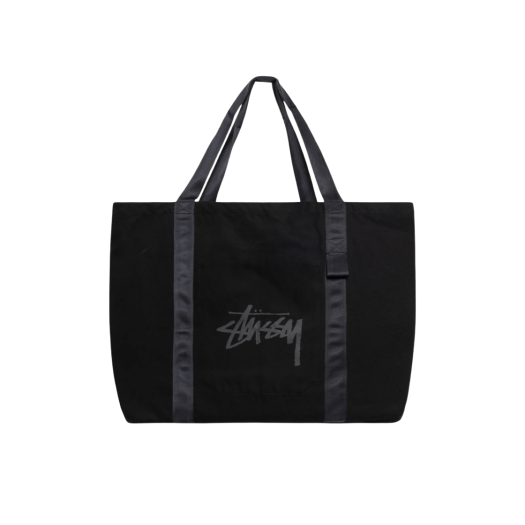 스투시 캔버스 플라이트 백 워시드 블랙 | Stussy | KREAM