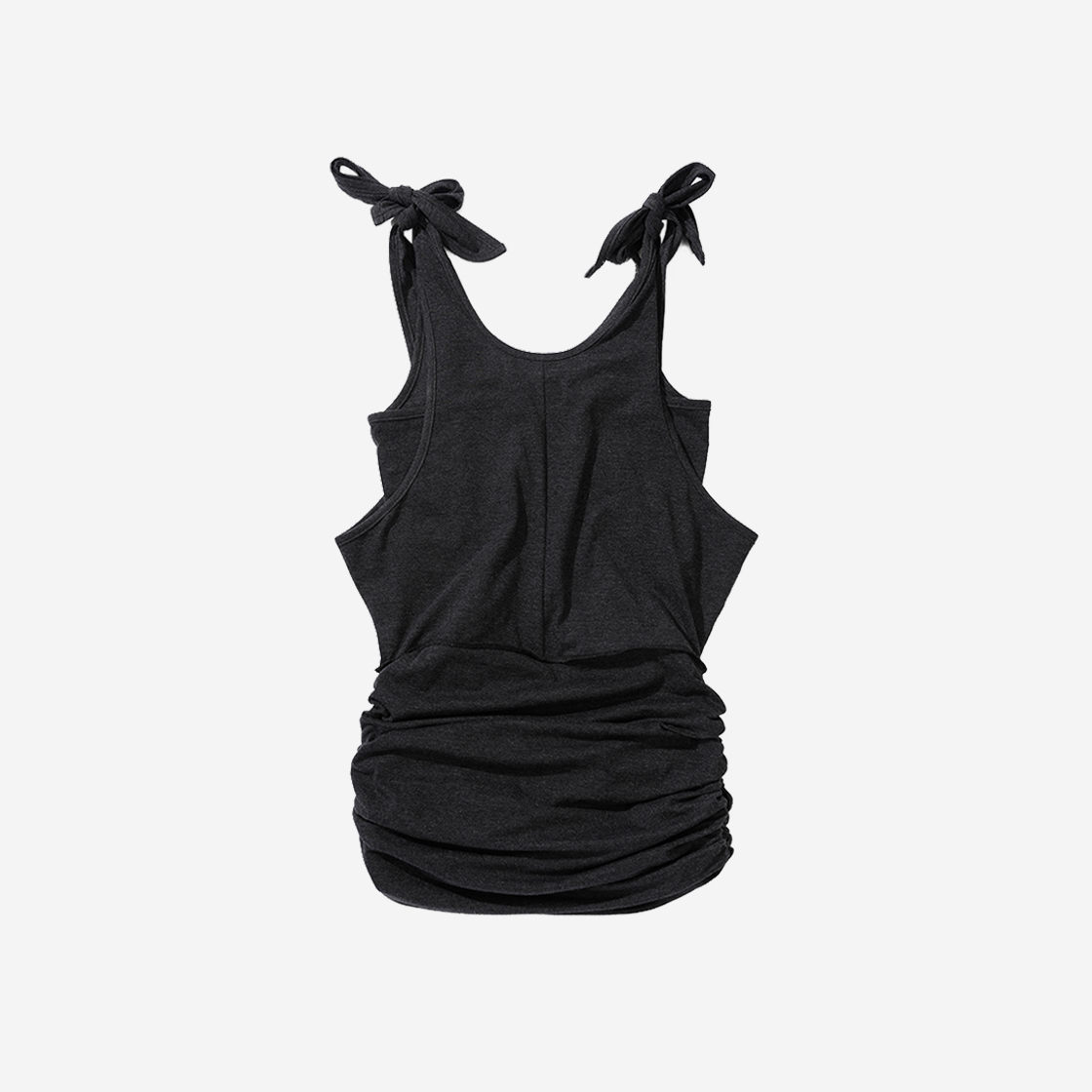오들리워크샵 레이어드 스쿱 탱크 애쉬(Odlyworkshop Layered Scoop Tank Ash) - 2