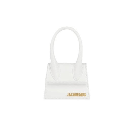 Jacquemus Le Chiquito Signature Leather Mini Handbag White