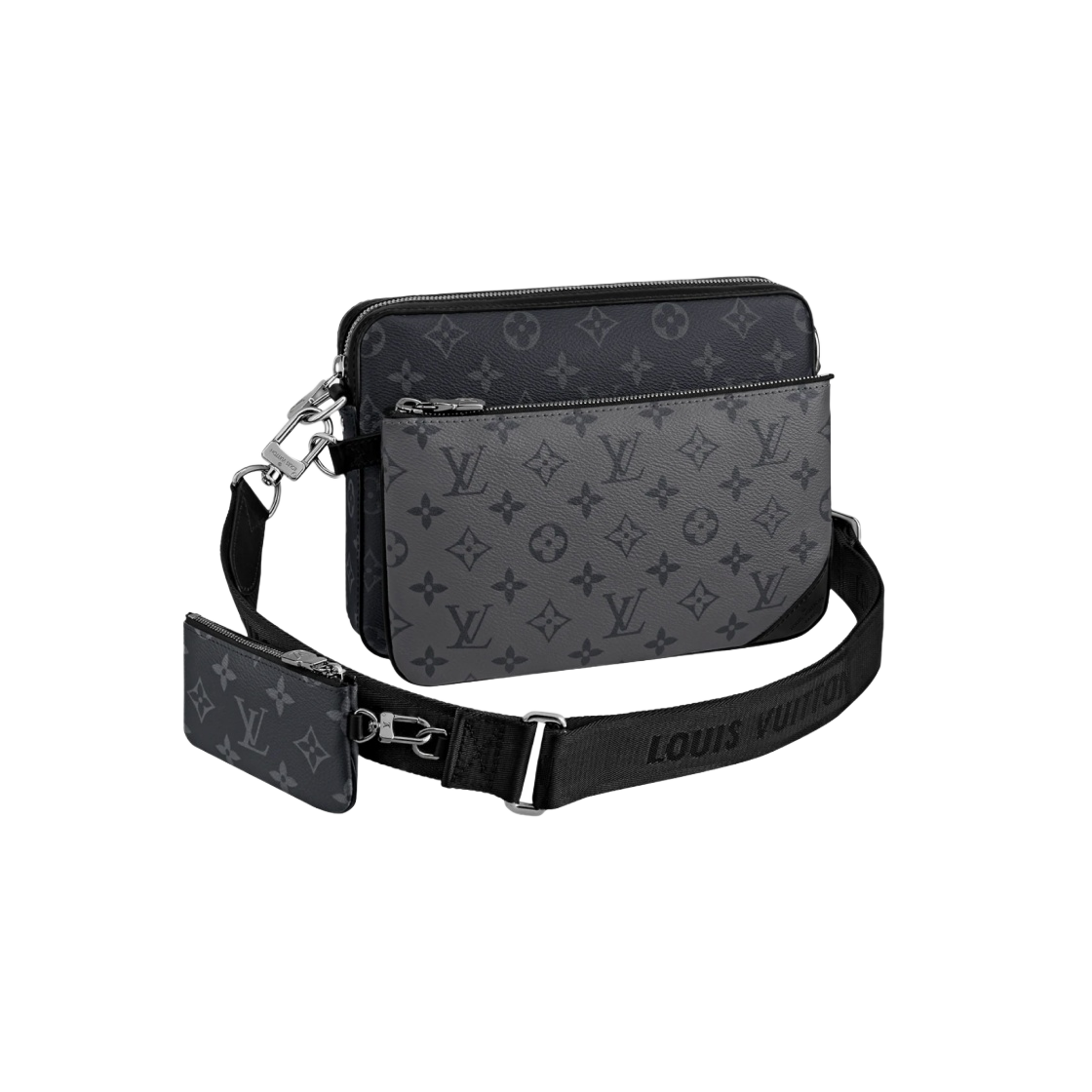 M69443 Louis Vuitton Trio Messenger Monogram Eclipse - 대표 이미지 #1