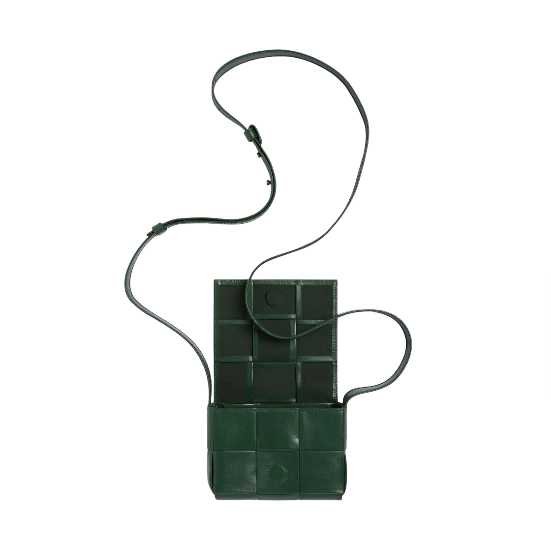 보테가 베네타 미니 레더 카세트백 레인트리(Bottega Veneta Mini Leather Cassette Raintree) - 4