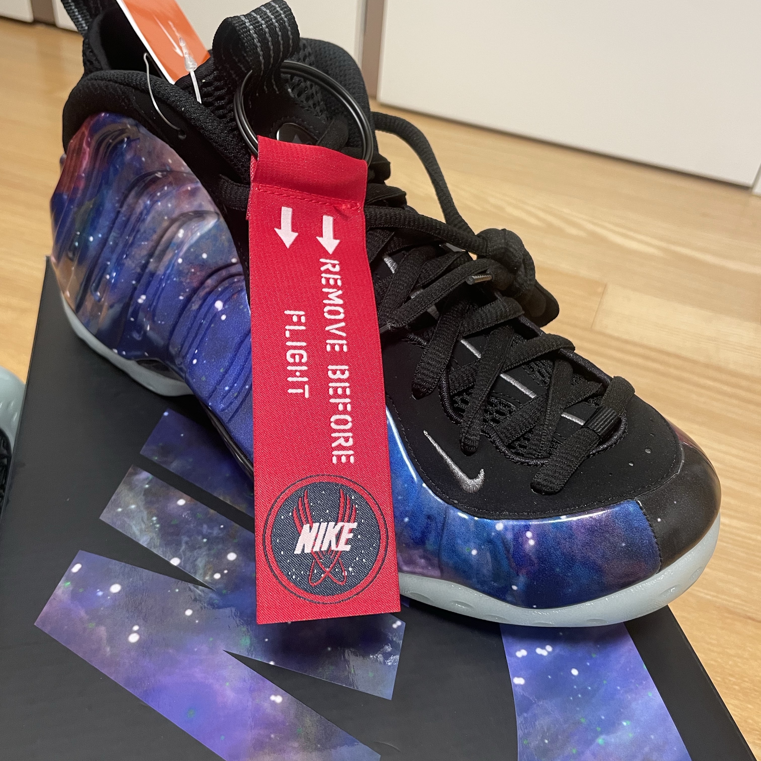 Nike Air Foamposite One Galaxy 착용 스타일 - 1